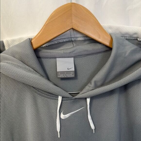 Vintage Y2K Nike Gray Hoodie sz Small - Picture 2 of 5